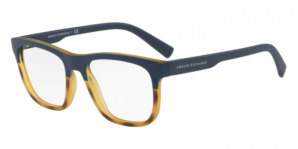 Armani Exchange AX3050 Eyeglasses, 8246 MATTE HAVANA (TORTOISE)