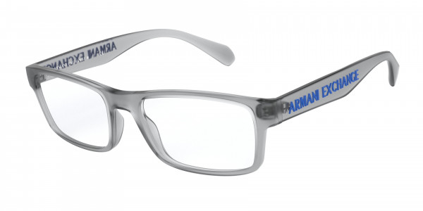 Armani Exchange AX3070 Eyeglasses, 8310 MATTE GREY (GREY)