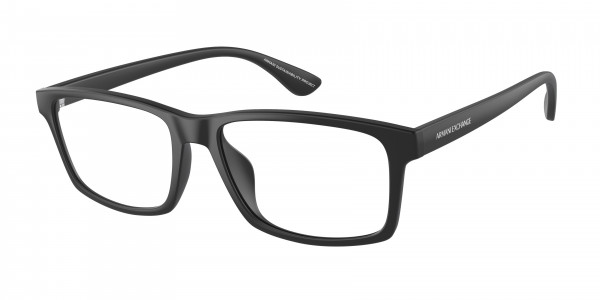 Armani Exchange AX3083U Eyeglasses, 8078 MATTE BLACK (BLACK)