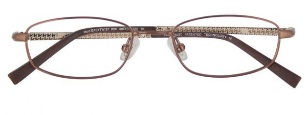 EasyTwist ET896 Eyeglasses, 010 - Shiny Copper Brown