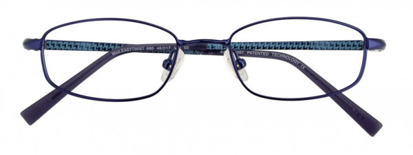 EasyTwist ET896 Eyeglasses, 050 - Shiny Steel Blue