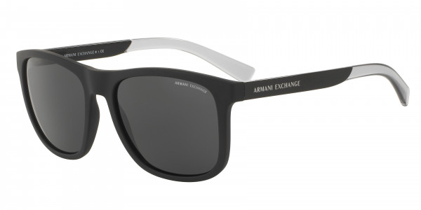 Armani Exchange AX4049SF Sunglasses, 818287 MATTE BLACK GREY (BLACK)