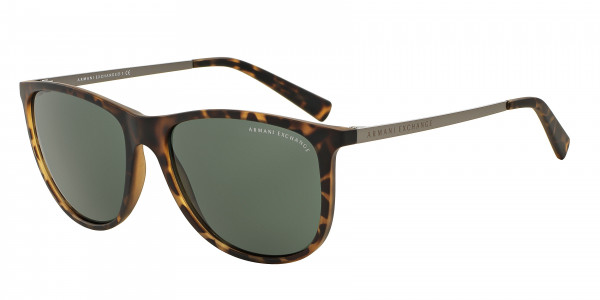 Armani Exchange AX4047SF Sunglasses, 802971 MATTE HAVANA GREEN (TORTOISE)