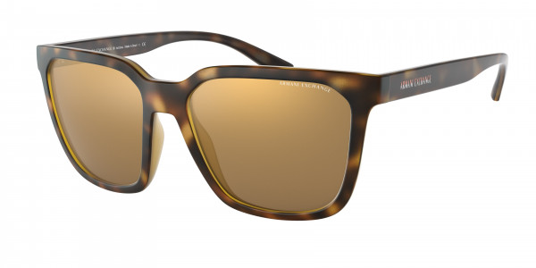 Armani Exchange AX4108SF Sunglasses, 829473 MATTE GREY BROWN (GREY)