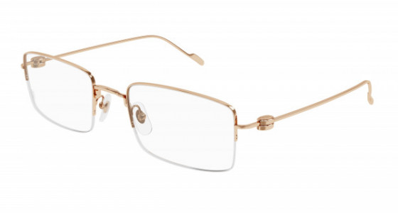 Cartier CT0380O Eyeglasses, 001 - COPPER with TRANSPARENT lenses