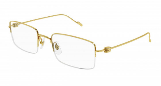 Cartier CT0380O Eyeglasses, 002 - GOLD with TRANSPARENT lenses