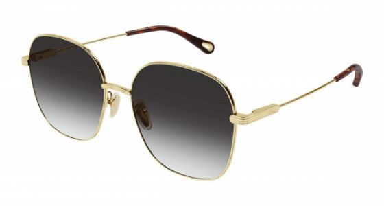 Chloé CH0139SA Sunglasses, 001 - GOLD with GREY lenses