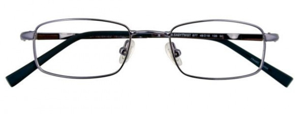 EasyTwist ET893 Eyeglasses, 050 - Shiny Steel Blue