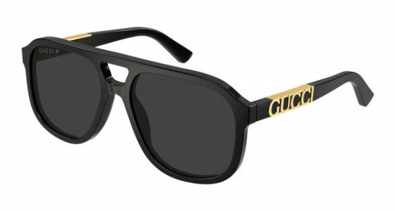 Gucci GG1188S Sunglasses, 001 - BLACK with GREY polarized lenses