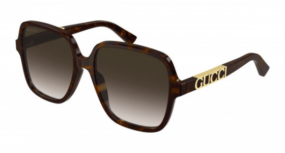 Gucci GG1189S Sunglasses, 003 - HAVANA with BROWN lenses