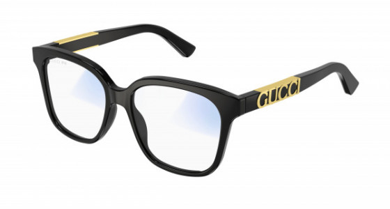 Gucci GG1192S Sunglasses, 001 - BLACK with TRANSPARENT lenses