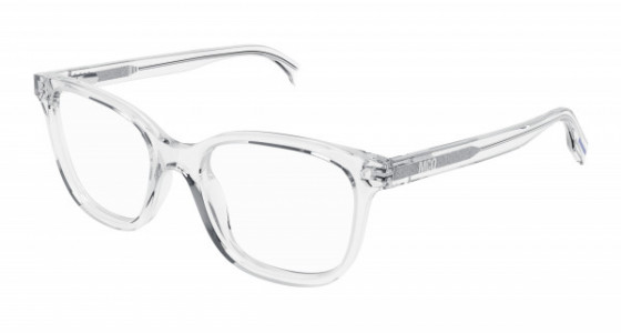 McQ MQ0378O Eyeglasses, 003 - CRYSTAL with TRANSPARENT lenses