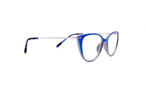 Eyecroxx EC059 COMING SOON Eyeglasses, C1 Blue Silver Fade