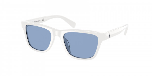 Ralph Lauren Children PP9504U Sunglasses, 522972 SHINY WHITE BLUE (WHITE)