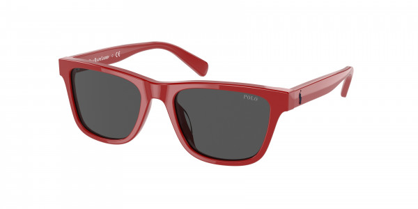 Ralph Lauren Children PP9504U Sunglasses, 525787 SHINY RED GREY (RED)