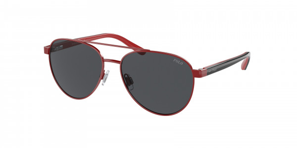 Ralph Lauren Children PP9001 Sunglasses, 900687 SHINY RED DARK GREY (RED)