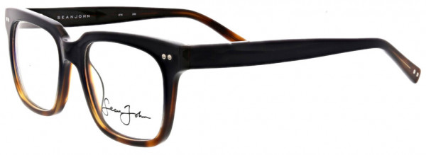 Sean John SJO5144 Eyeglasses, 414 Shiny Navy To Tortoise Gradient With Silver Foil Dots