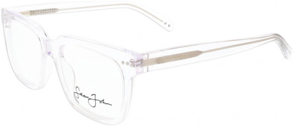 Sean John SJO5144 Eyeglasses, 971 Shiny Clear Crystal With Silver Foil Dots