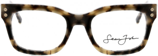 Sean John SJLO6025 Eyeglasses, 726 Shiny Blonde Tortoise W/ Shiny Light Gold Metal Screw Heads