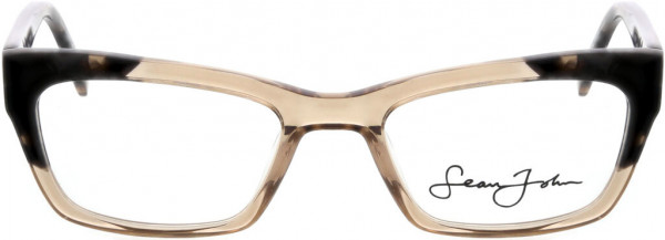 Sean John SJLO6027 Eyeglasses, 278 Shiny Sand Crystal Inner Frame W/ Sand Shimmer Laminated End Piece