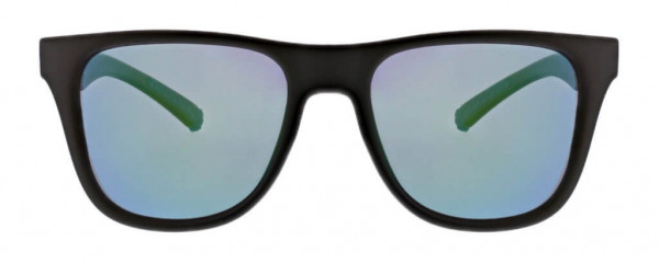 Hurley HSM1001P Sunglasses, 008 Black/Green