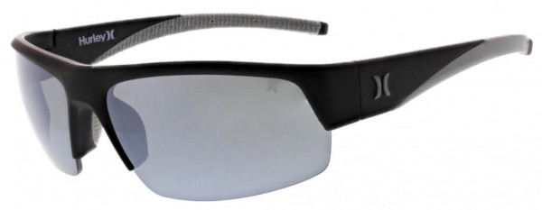 Hurley HSM3003P Sunglasses, 002 Rubberized Black