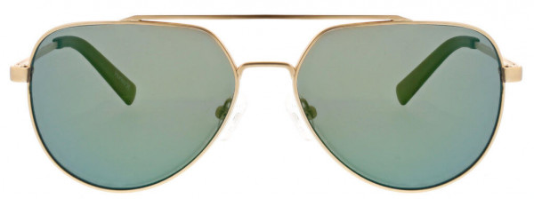 Hurley HSM4003PX Sunglasses, 770 Matte Satin Gold