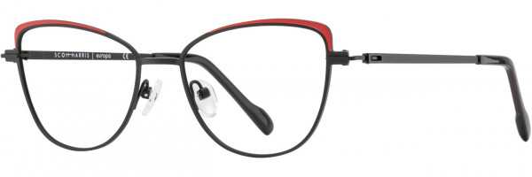 Scott Harris Scott Harris 850 Eyeglasses, 1 - Black / Red