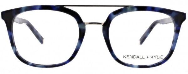 KENDALL + KYLIE KKO107 Eyeglasses, 415 Blue Tortoise