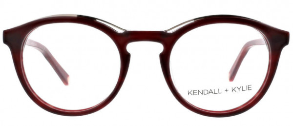 KENDALL + KYLIE KKO112 Eyeglasses, 605 Striated Burgundy