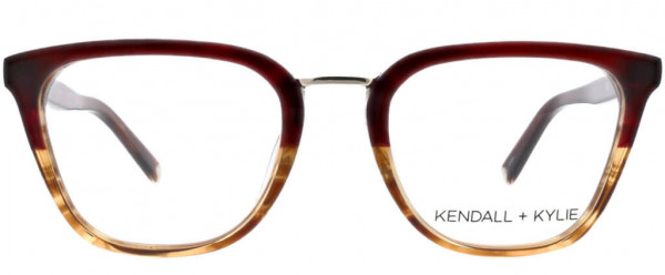 KENDALL + KYLIE KKO113 Eyeglasses, 602 Wine Brown Horn