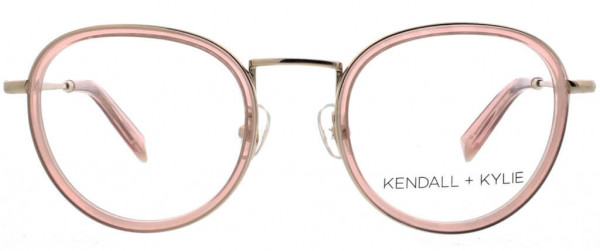 KENDALL + KYLIE KKO115 Eyeglasses, 651 Burnt Blush Crystal