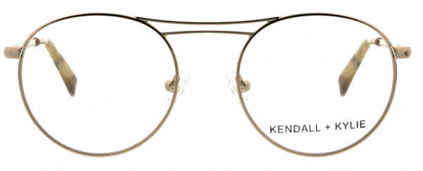 KENDALL + KYLIE KKO131 Eyeglasses, 718 Shiny Light Gold