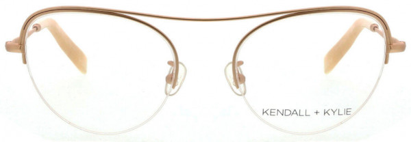 KENDALL + KYLIE KKO138 Eyeglasses, 780 Satin Rose Gold