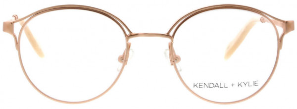 KENDALL + KYLIE KKO139 Eyeglasses, 780 Satin Rose Gold