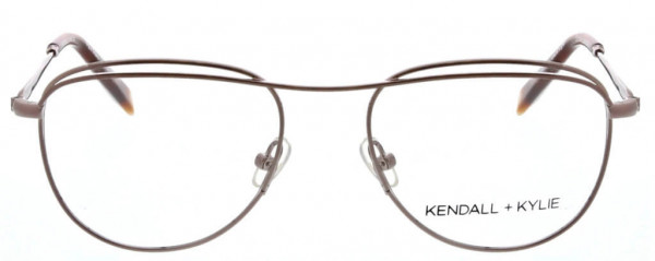 KENDALL + KYLIE KKO144 Eyeglasses, 242 Shiny Mink with Caramel Tortoise