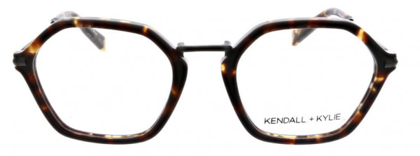 KENDALL + KYLIE KKO149 Eyeglasses, 206 Deep Brunette Tortoise with Satin Loden