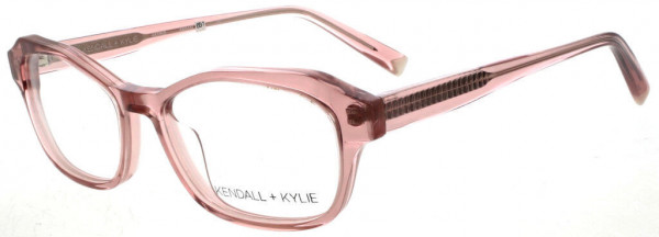KENDALL + KYLIE KKO172 Eyeglasses, 651 burnt blush crystal