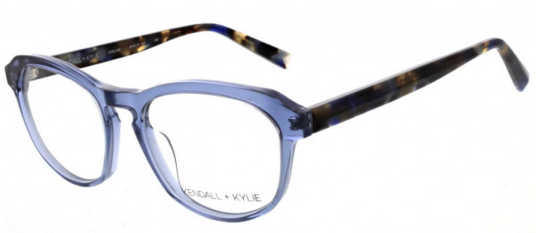 KENDALL + KYLIE KKO173 Eyeglasses, 421 crystal slate blue