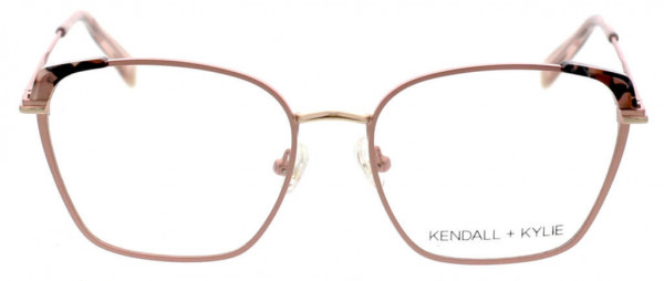 KENDALL + KYLIE KKO183 Eyeglasses, 681 Satin Petal/Shiny Light Gold