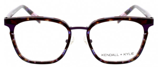 KENDALL + KYLIE KKO189 Eyeglasses, 232 Demi Purple/Satin Purple