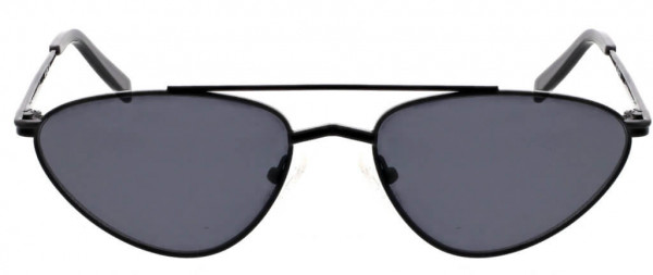 KENDALL + KYLIE KK4036 Sunglasses, 001 Shiny Black/Dark Smoke with Light Silver Flash
