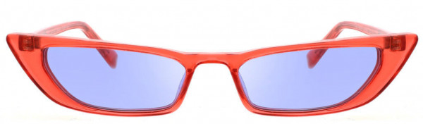 KENDALL + KYLIE KK5021 Sunglasses, 671 Crystal Neon Island Pink + Laser Blue