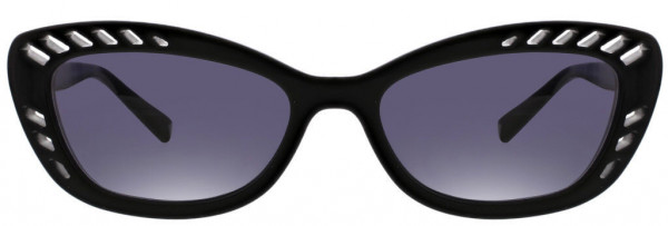 KENDALL + KYLIE KK5024 Sunglasses, 001 Shiny Black + Smoke