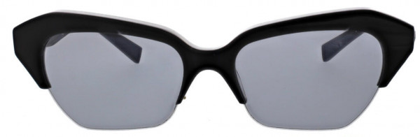 KENDALL + KYLIE KK5061 Sunglasses, 001 Shiny Black + Dark Smoke Mirror