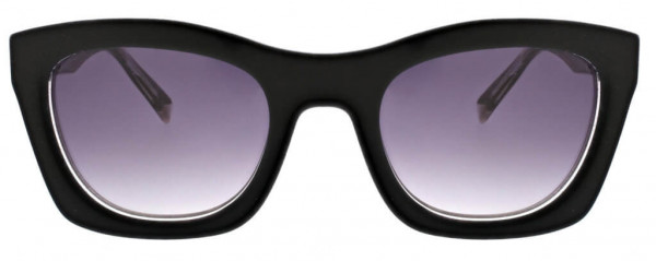 KENDALL + KYLIE KKS5056 Sunglasses, 001 Shiny Black