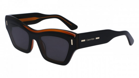Calvin Klein CK23503S Sunglasses, (002) BLACK/CARCHOAL