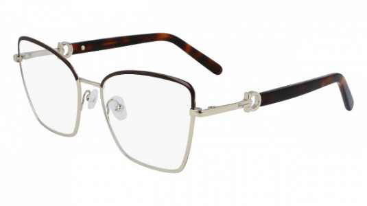 Ferragamo SF2223 Eyeglasses, (726) GOLD/KHAKI