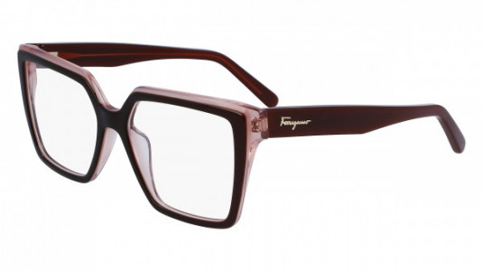 Ferragamo SF2950 Eyeglasses, (211) BROWN/NUDE