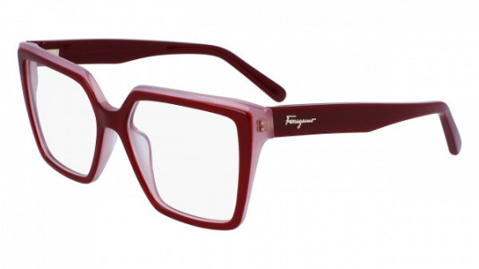 Ferragamo SF2950 Eyeglasses, (614) BURGUNDY/ROSE